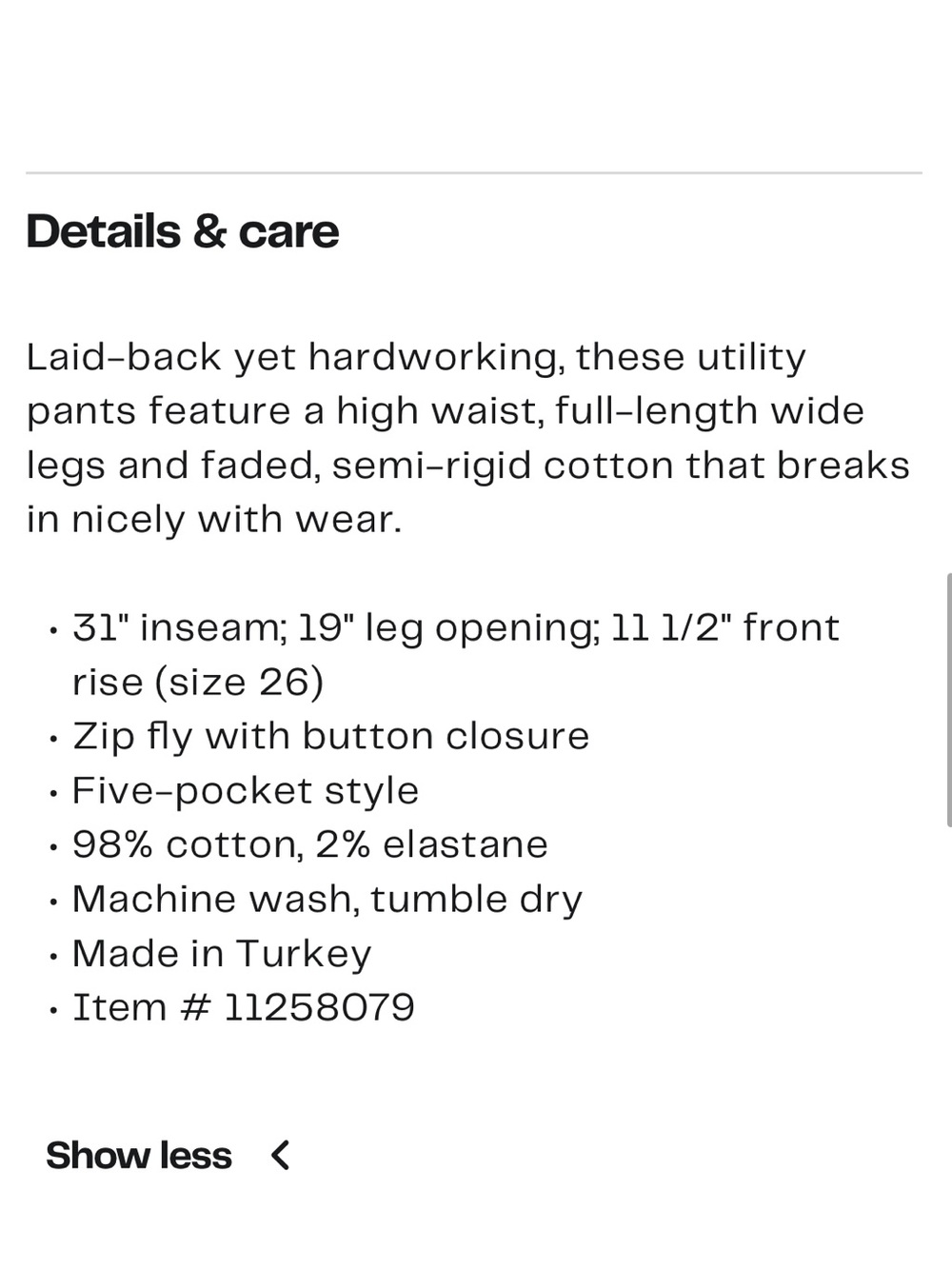 MOTHER carpenter pant - Picture 4 of 4